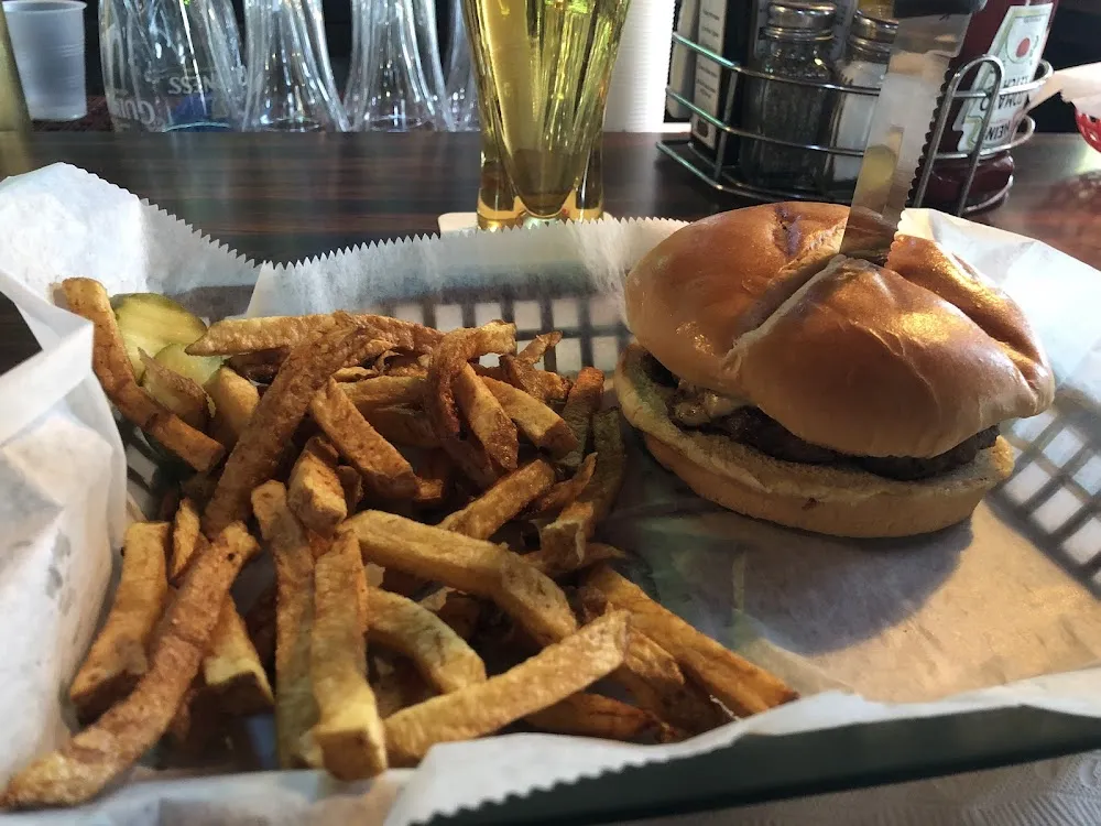Cheeseburger with Homemade Fries